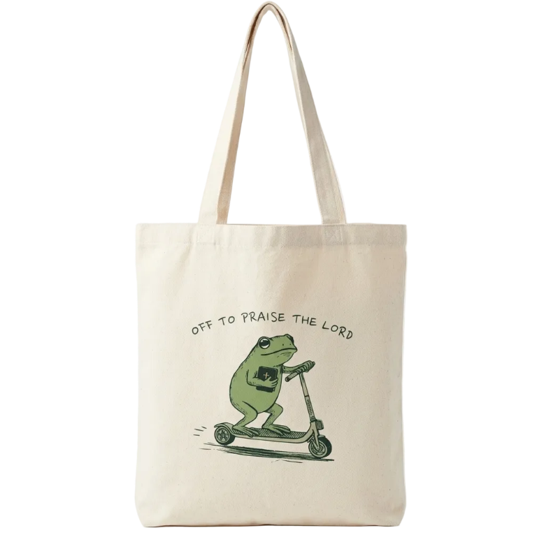 Off To Praise The Lord Tote Bag