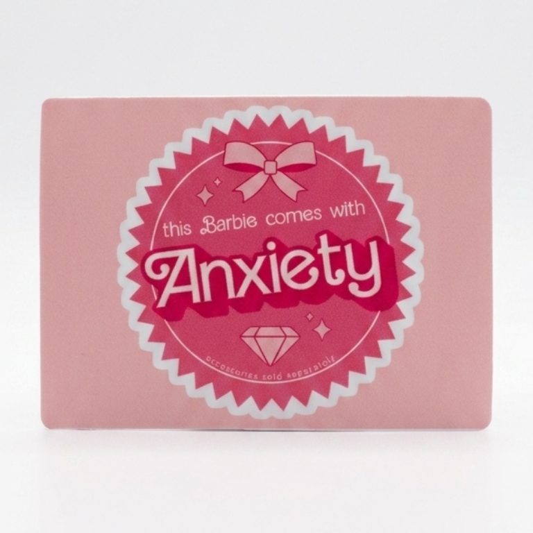 Barbie Anxiety Magnet