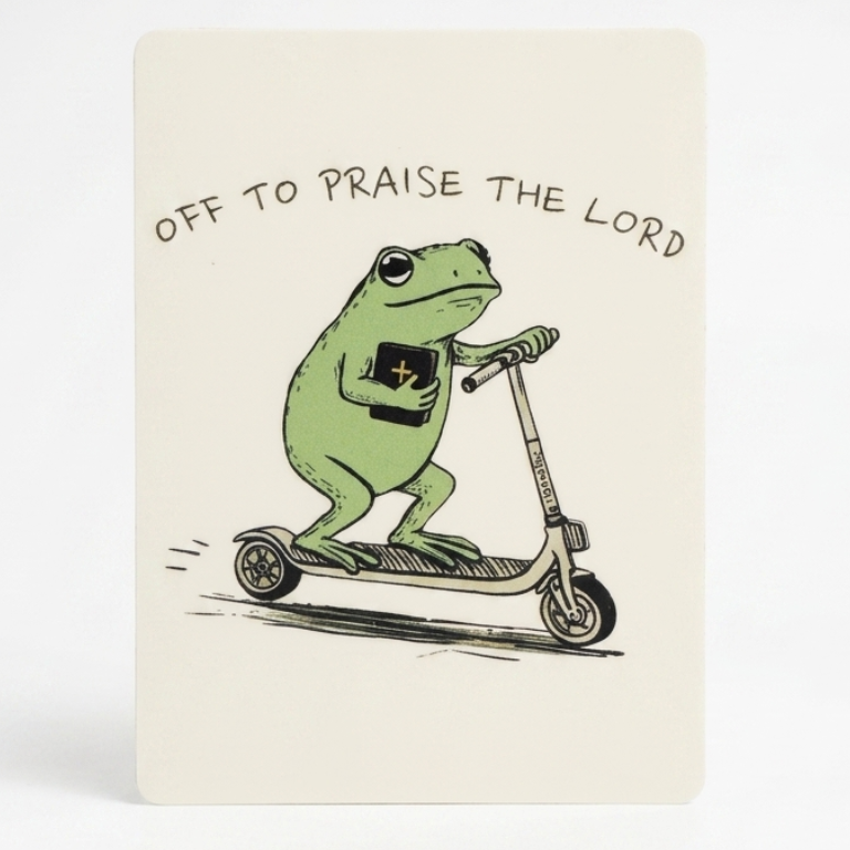 Off To Praise The Lord Magnet