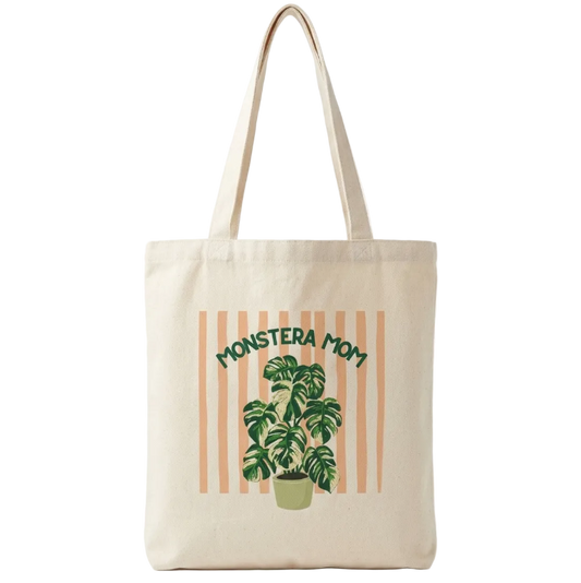 Monstera Mom Tote Bag