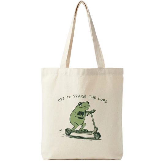 Off To Praise The Lord Tote Bag